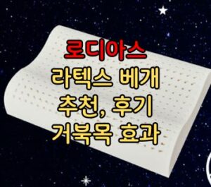 로디아스 라텍스 베개 추천 후기, 일자목, 거북목 효과 로디아스 라텍스 베개 추천 후기, 일자목, 거북목 효과