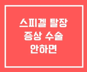 스피겔 탈장 증상 수술 안하면 스피겔 탈장 증상 수술 안하면