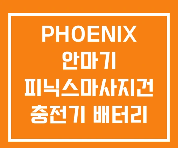 PHOENIX 안마기 피닉스마사지건 충전기 배터리 교체
