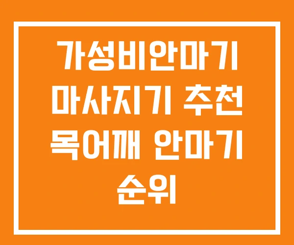 가성비안마기 마사지기 추천 목어깨 안마기 순위 가성비안마기 마사지기 추천 목어깨 안마기 순위