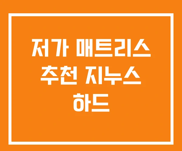 저가 매트리스 추천 지누스 하드 저가 매트리스 추천 지누스 하드