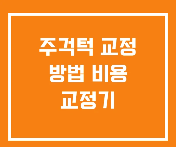 주걱턱 교정 방법 비용 교정기 주걱턱 교정 방법 비용 교정기