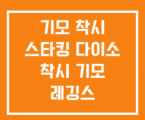 기모 착시 스타킹 다이소 착시 기모 레깅스