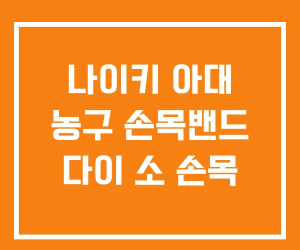 나이키 아대 농구 손목밴드 다이 소 손목 나이키 아대 농구 손목밴드 다이 소 손목