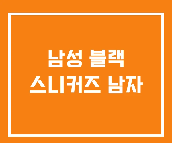 남성 블랙 스니커즈 남자 남성 블랙 스니커즈 남자