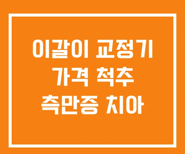 이갈이 교정기 가격 척추 측만증 치아 이갈이 교정기 가격 척추 측만증 치아