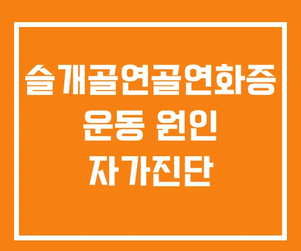 슬개골연골연화증 운동 원인 자가진단 슬개골연골연화증 운동 원인 자가진단