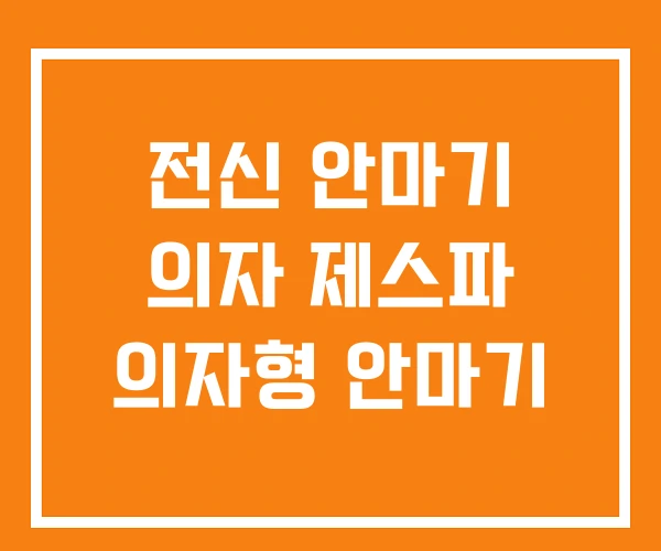 전신 안마기 의자 제스파 의자형 안마기 전신 안마기 의자 제스파 의자형 안마기
