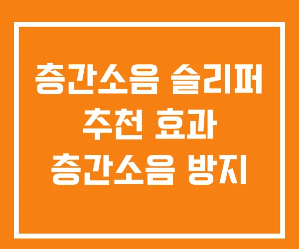 층간소음 슬리퍼 추천 효과 층간소음 방지 층간소음 슬리퍼 추천 효과 층간소음 방지
