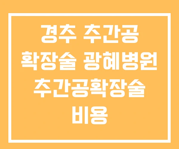 경추 추간공 확장술 광혜병원 추간공확장술 비용 경추 추간공 확장술 광혜병원 추간공확장술 비용