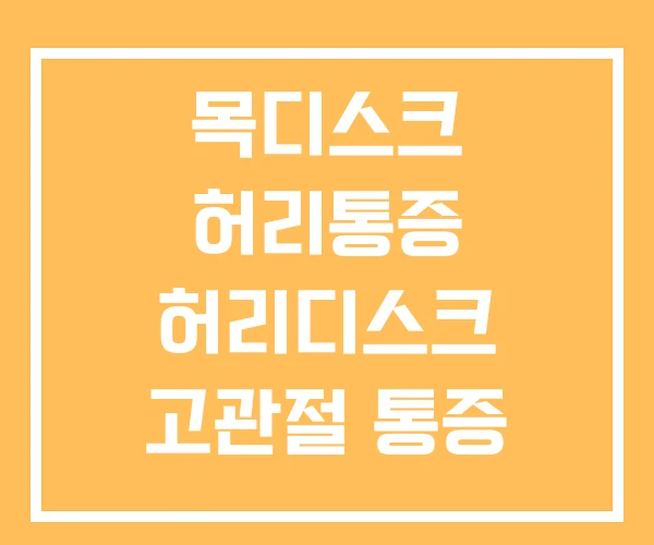 목디스크 허리통증 허리디스크 고관절 통증 다리 목디스크 허리통증 허리디스크 고관절 통증 다리