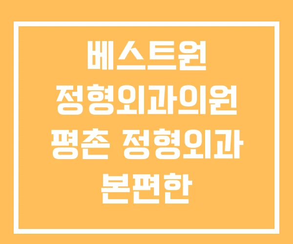 베스트원 정형외과의원 평촌 정형외과 본편한 베스트원 정형외과의원 평촌 정형외과 본편한