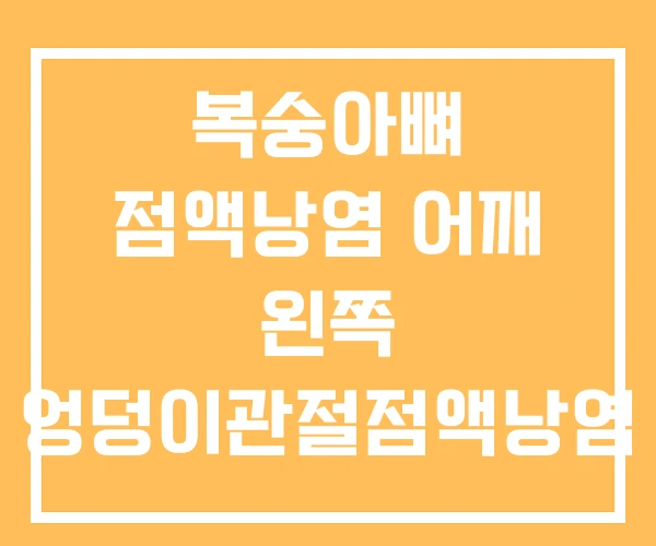 복숭아뼈 점액낭염 어깨 왼쪽 엉덩이관절점액낭염 치료 복숭아뼈 점액낭염 어깨 왼쪽 엉덩이관절점액낭염 치료