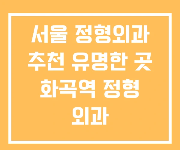 서울 정형외과 추천 유명한 곳 화곡역 정형 외과 서울 정형외과 추천 유명한 곳 화곡역 정형 외과
