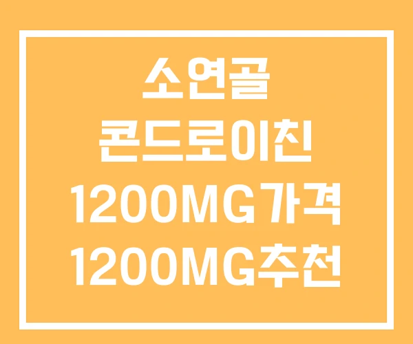 소연골 콘드로이친 1200MG가격 1200MG추천 추천 소연골 콘드로이친 1200MG가격 1200MG추천 추천