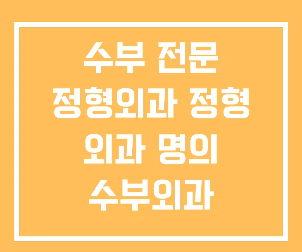 수부 전문 정형외과 정형 외과 명의 수부외과 수부 전문 정형외과 정형 외과 명의 수부외과