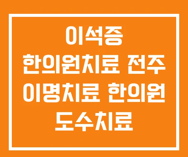 이석증 한의원치료 전주 이명치료 한의원 도수치료 이석증 한의원치료 전주 이명치료 한의원 도수치료
