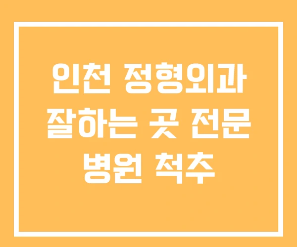 인천 정형외과 잘하는 곳 전문 병원 척추 인천 정형외과 잘하는 곳 전문 병원 척추