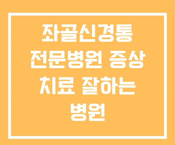 좌골신경통 전문병원 증상 치료 잘하는 병원 좌골신경통 전문병원 증상 치료 잘하는 병원