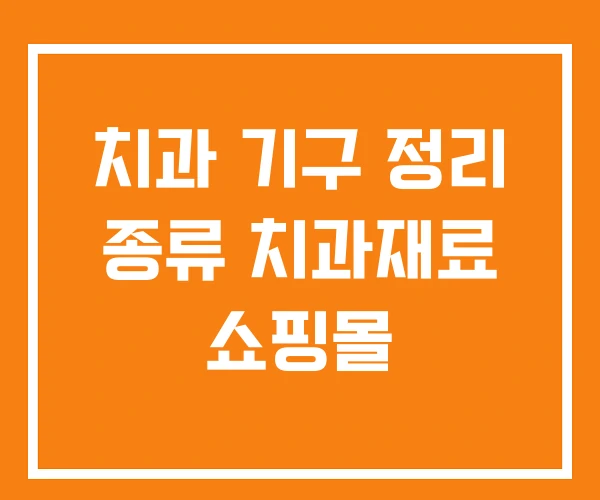 치과 기구 정리 종류 치과재료 쇼핑몰 치과 기구 정리 종류 치과재료 쇼핑몰